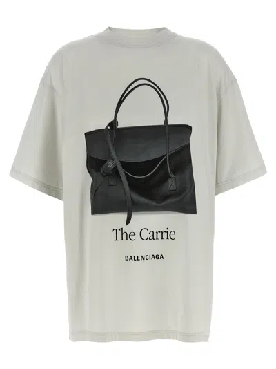 BALENCIAGA THE CARRIE T-SHIRT GRAY