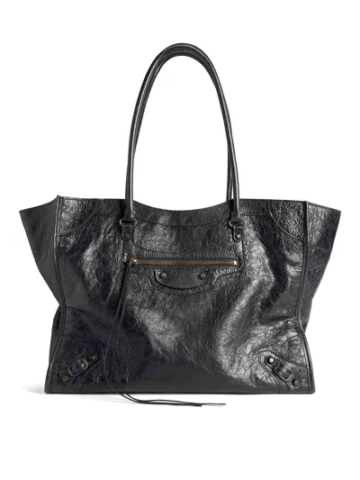 Balenciaga The City Tote In Black
