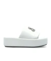 Balenciaga Thick Bottom Sandals In White