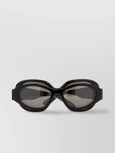 Balenciaga Thick Frame Superbusy Sunglasses In Black