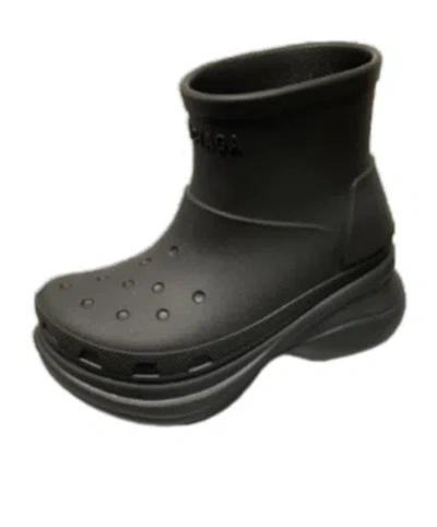Balenciaga Women's Crocs Bootie In Black