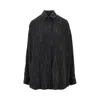 Balenciaga Women Viscose Shirt In Black