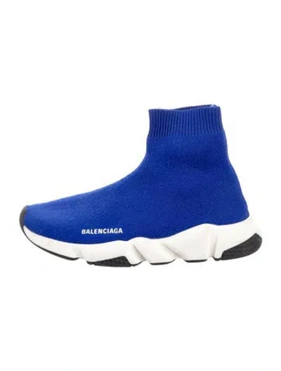 Pre-owned Balenciaga Babies' Toddler Boys' High Top Sneakers In Blue