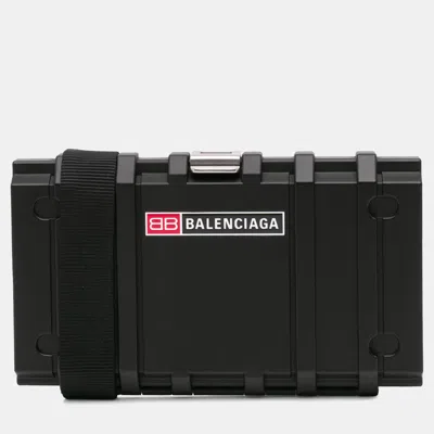 Pre-owned Balenciaga Tool Box Black Pvc Crossbody Bag