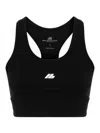 Balenciaga Activewear Sleeveless Top In Matt Nylon Blend In Black