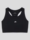 Balenciaga Activewear Sleeveless Top In Matt Nylon Blend In Black