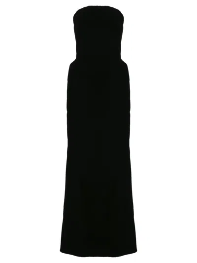 Balenciaga Long Dress In Black