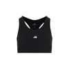 Balenciaga Sporty Reflective Logo Top Tops Black In Black