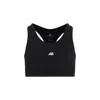 Balenciaga Sporty Reflective Logo Top Tops Black In Black