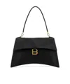 Balenciaga Top Handle Shoulder Bags With Gold-tone Hardware In Black