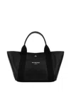 Balenciaga Black Leather Medium Biarritz Shopping Bag