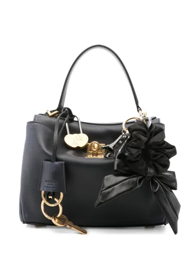 Balenciaga Top-handle Charm Tote Bag In Black