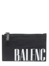 Balenciaga Logo Contrast Card Holder In Black