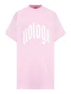 Balenciaga Oversized Cotton T-shirt With Graphic Contrast In Multicolor