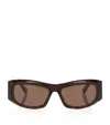 Balenciaga Womens Brown Bb0395s Cat-eye Frame Acetate Sunglasses In Brown
