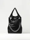 Balenciaga Large Monaco Plus Tote Bag With Chain In Black