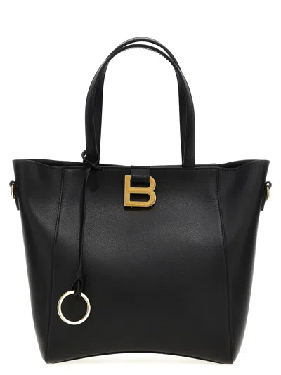 Balenciaga Tote Hourglass Soft Hand Bags Black