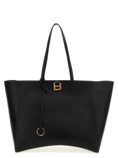 Balenciaga 'tote Hourglass Soft' Large Shopping Bag In Black
