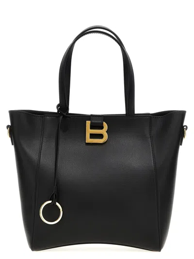 Balenciaga 'tote Hourglass Soft' Small Handbag In Black