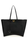 Balenciaga Tote Hourglass Soft Tote Bag Black