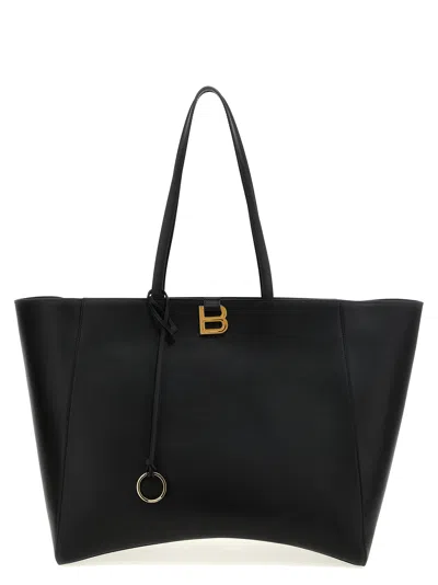 Balenciaga Tote Hourglass Soft Tote Bag Black