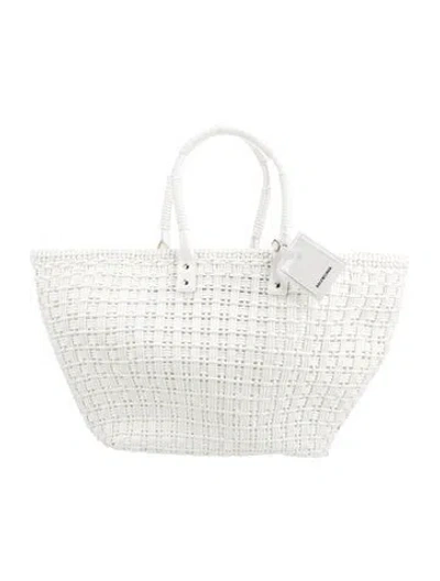 Pre-owned Balenciaga Tote In White