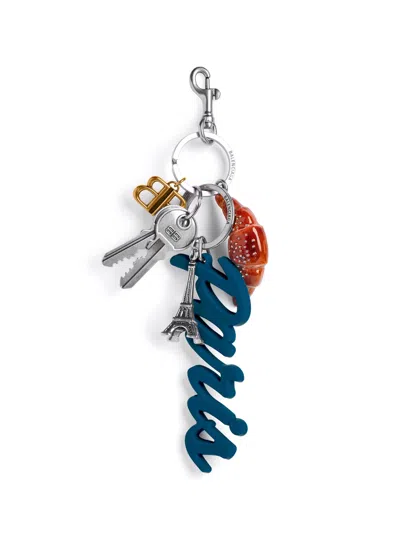 Balenciaga Tourist Paris Croissant Charm/keychain In Multi