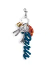 Balenciaga Embellished Bag Charm In Metallic