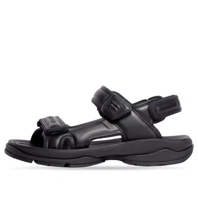 Balenciaga Tourist Sandals 'black Technical Material'
