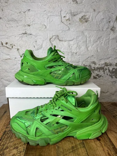 Pre-owned Balenciaga Track 2 Green Sneaker Size 43