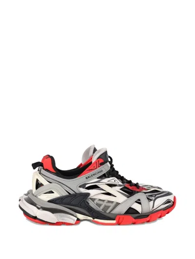 Pre-owned Balenciaga Track 2 Panelled Sneakers In Gray