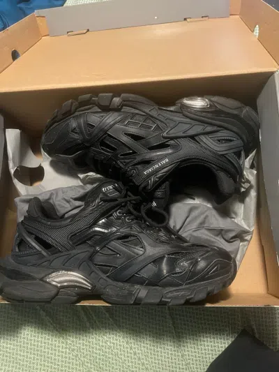 Pre-owned Balenciaga Track 2 Shoes In Black