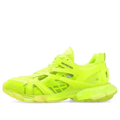 Balenciaga Track 2.0 Sneakers 'clear Sole Neon Yellow'