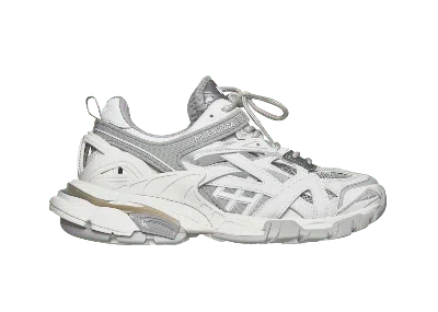 Pre-owned Balenciaga Track 2.0 (women's) Sneakers In White/grey