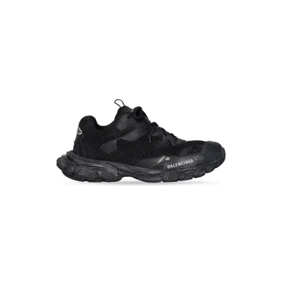 Balenciaga "track 3" Low-top Sneakers In Black