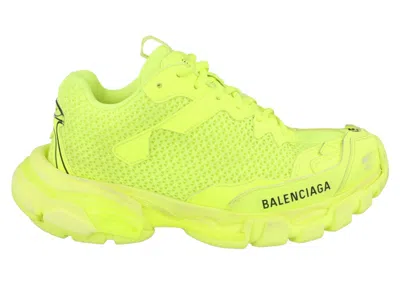 Pre-owned Balenciaga Track .3 (women's) Sneakers In Bright Yellow