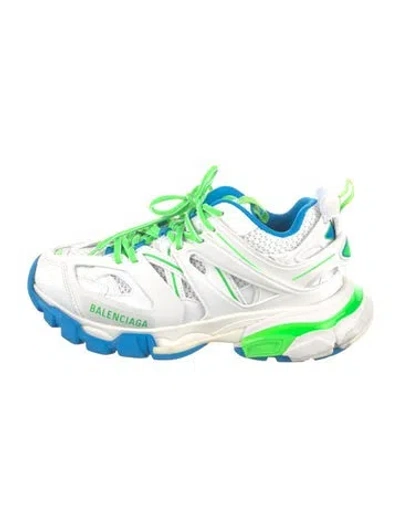 Pre-owned Balenciaga Track Chunky Sneakers In Blue/green/white