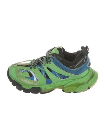 Pre-owned Balenciaga Track Chunky Sneakers In Green