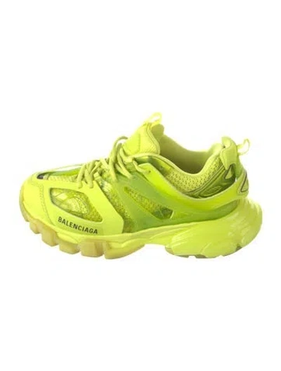 Pre-owned Balenciaga Track Chunky Sneakers In Green/yellow