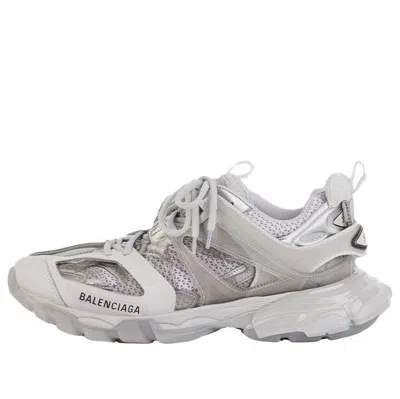 BALENCIAGA BALENCIAGA TRACK CLEAR SOLE DADDY SHOES GREY/WHITE