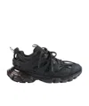 Balenciaga Track Laminated-panels Sneakers In Black