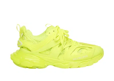 Pre-owned Balenciaga Track Clear Sole (women's) Sneakers In Fluo Yellow