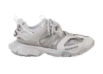 Pre-owned Balenciaga Track Clear Sole (women's) Sneakers In Grey