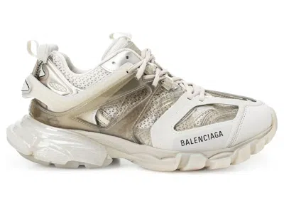 Pre-owned Balenciaga Track Clear Sole (women's) Sneakers In Light Beige