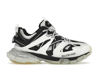 Pre-owned Balenciaga Track Clear Sole(women's) Sneakers In Black/white In Multi