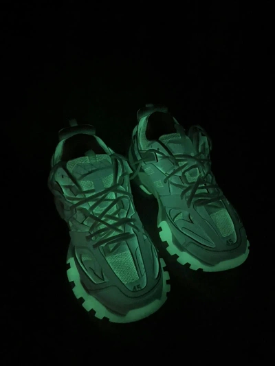 Pre-owned Balenciaga Track Glow In The Dark Sneaker In White