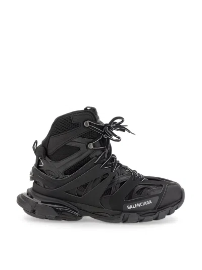 Balenciaga Track Hike High-top Sneakers In Black