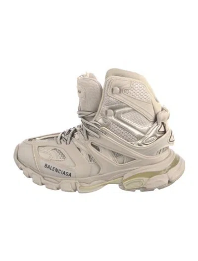 Pre-owned Balenciaga Track Hike Wedge Sneakers In Neutral