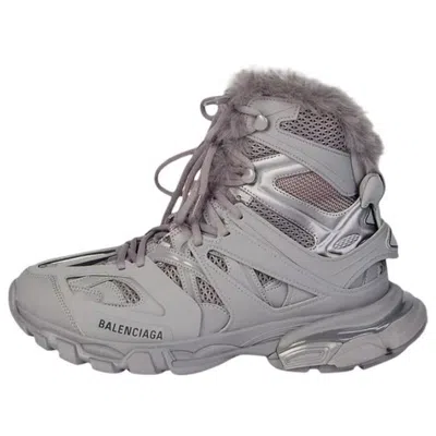 Balenciaga Track Hikers 'faux Fur Grey' In Gray