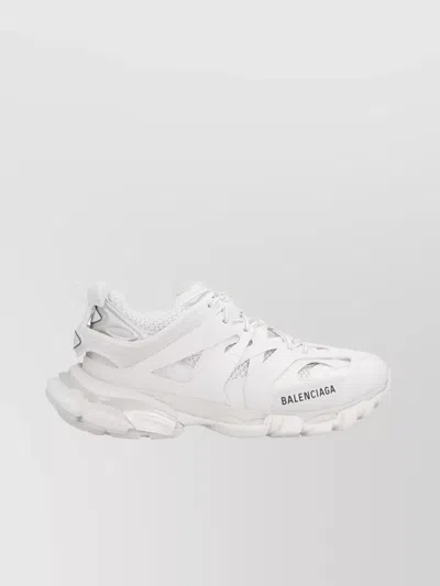 Balenciaga Track Iconic Retro Sneakers In White